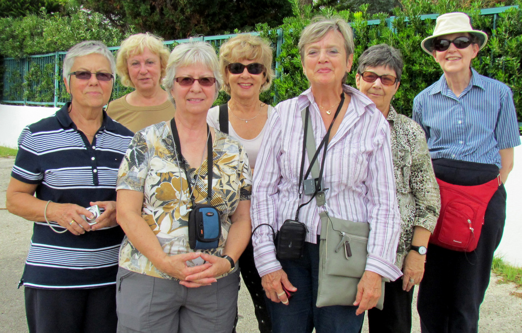 Quelques dames de notre groupe, Italie, 2012