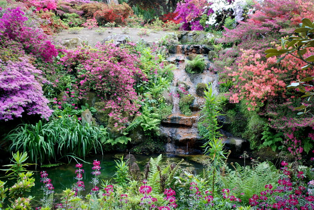 Jardins de Bodnant, pays de Galles, Royaume Uni