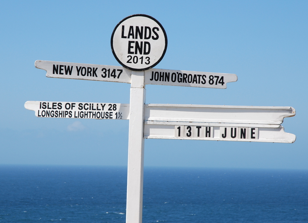 Land's End, Cornouailles, Angleterre, Royaume-Uni