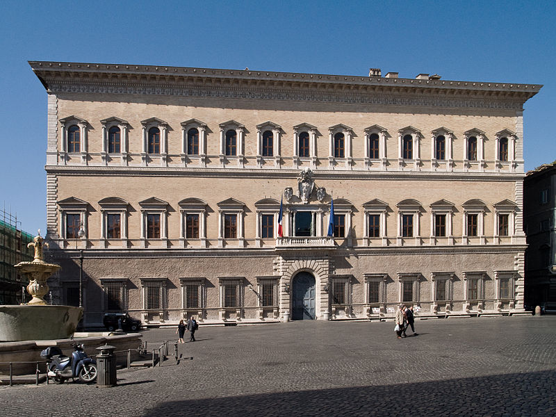 Palais Farnese, Rome, Italie