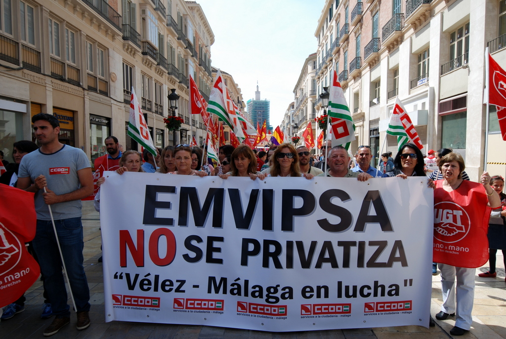 1er mai à Malaga, Malaga, Espagne