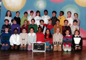 Et voici la photo de sa classe de 6e.
