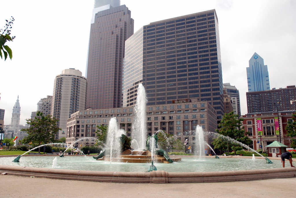 Swann Fountain, Logan Square, Philadelphie, Pennsylvanie, É.-U.