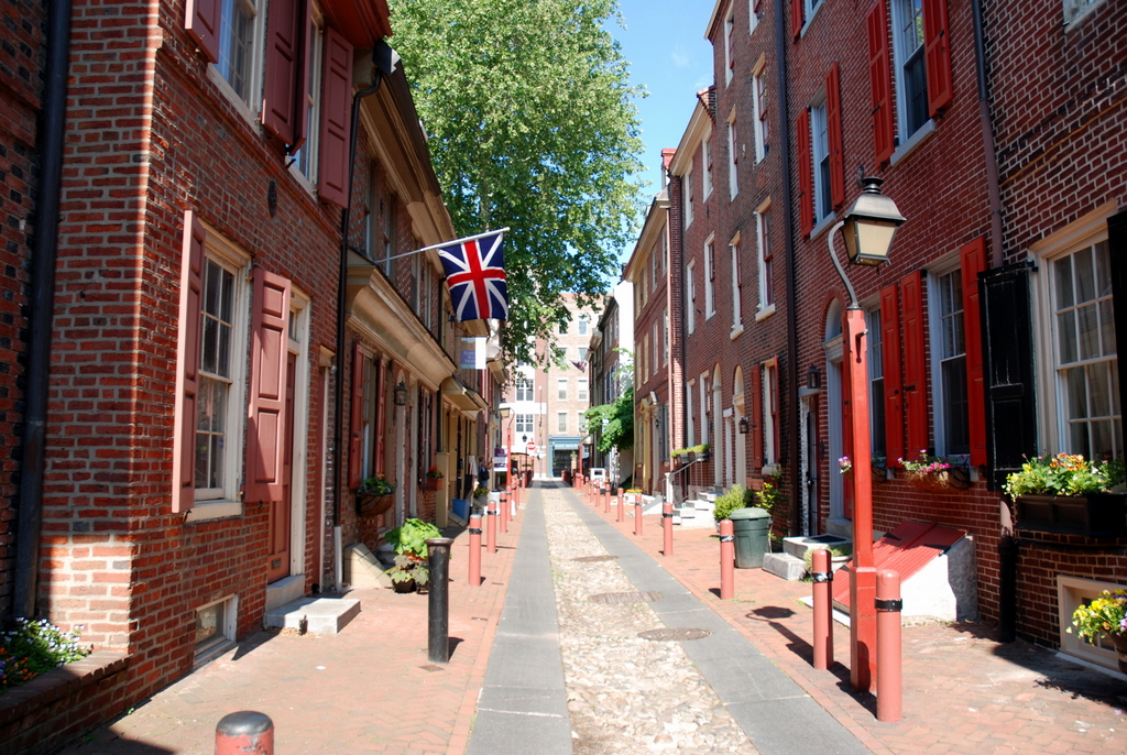 Elfreth’s Alley, Philadelphie, Pennsylvanie, É.-U.
