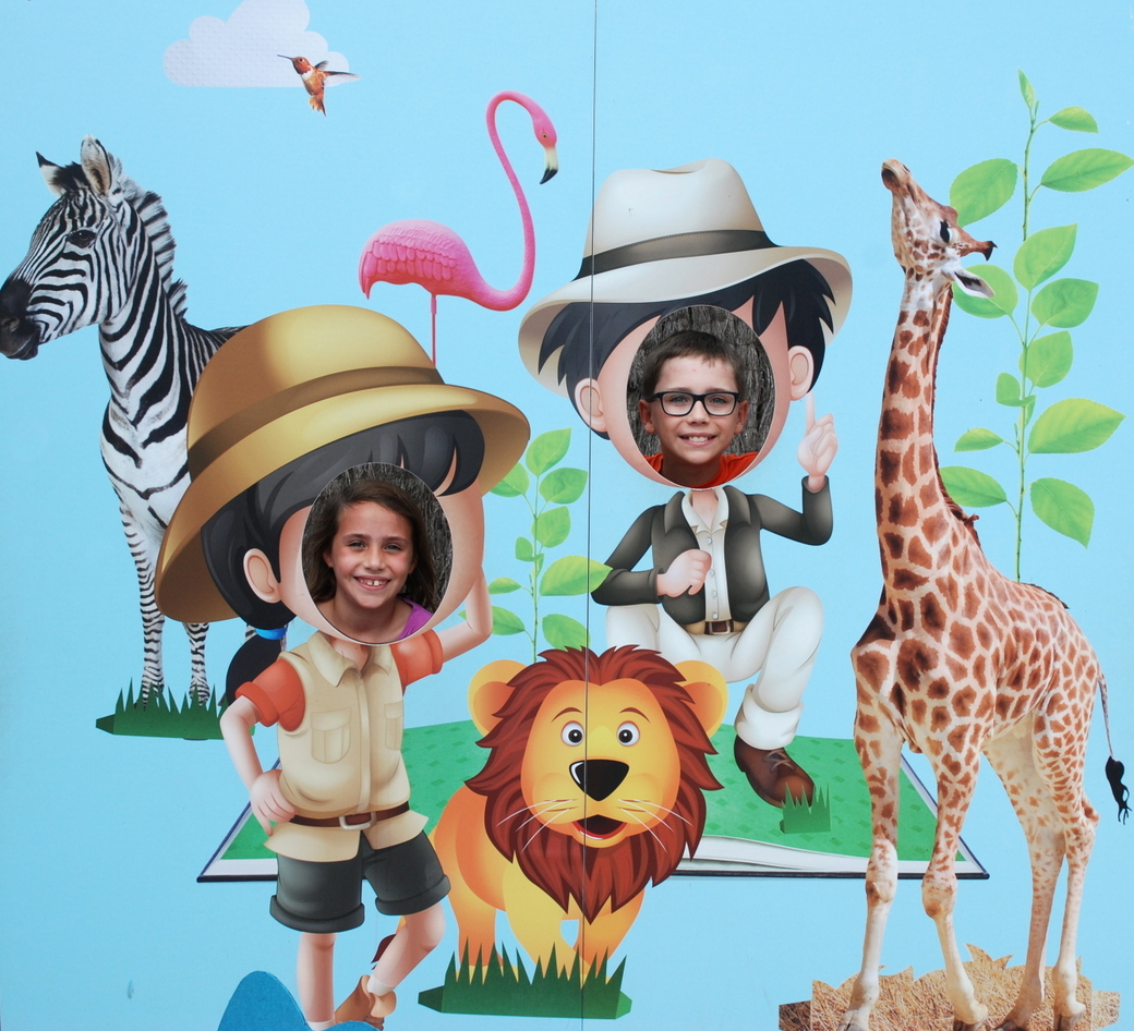 Chloé et Félix au zoo, Granby, Québec