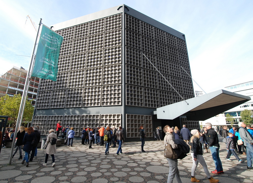 La nouvelle église du Souvenir, Berlin, Allemagne