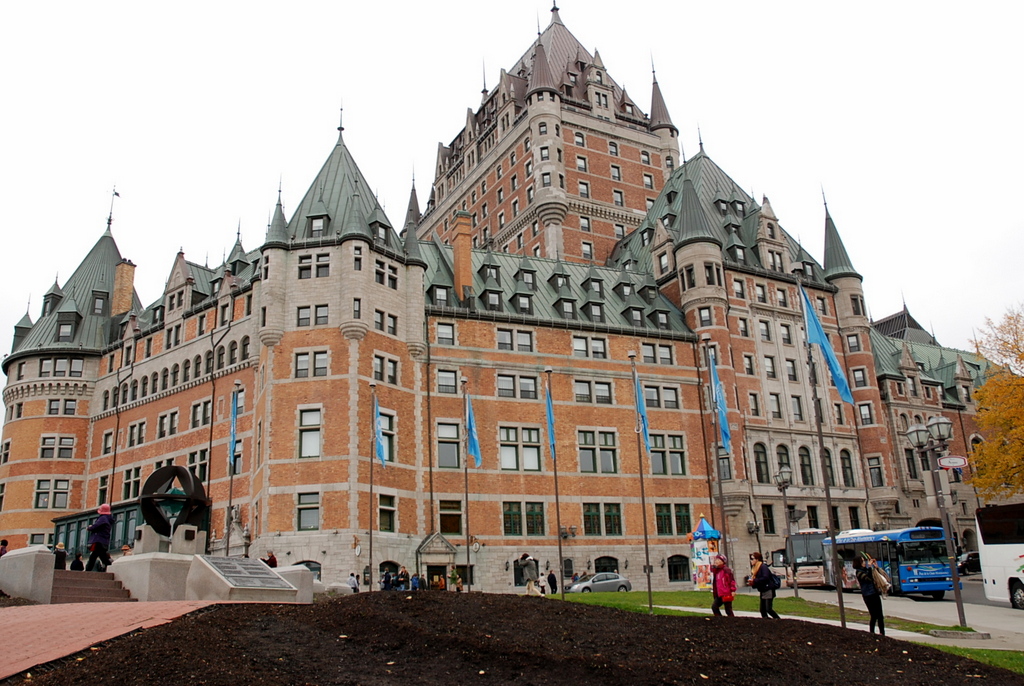 En route pour le château Frontenac, la terrasse Dufferin et les plaines d'Abraham!