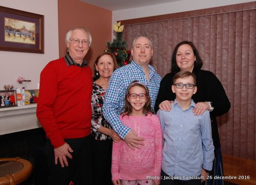 Noël 2016, famille Lanciault