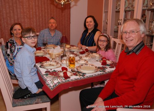 Noël 2016, famille Lanciault