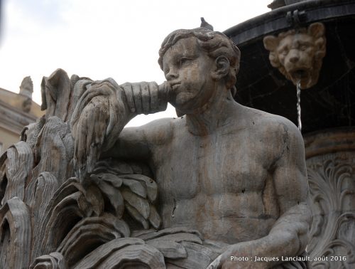 Fontaine de Neptune, Gdańsk, Pologne