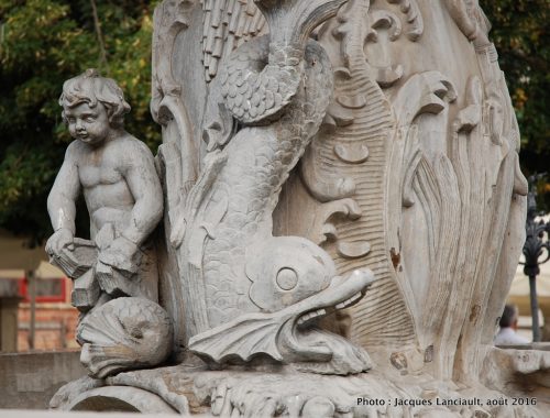Fontaine de Neptune, Gdańsk, Pologne
