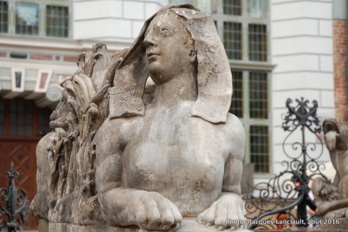 Fontaine de Neptune, Gdańsk, Pologne