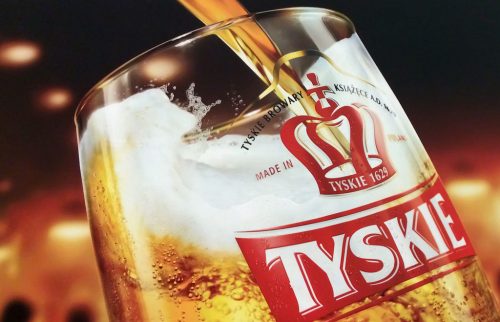 Bière polonaise, Tyskie, Sopot, Pologne