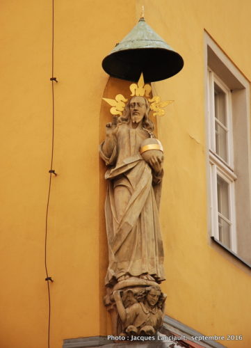 Statue d’un saint, Poznań, Pologne