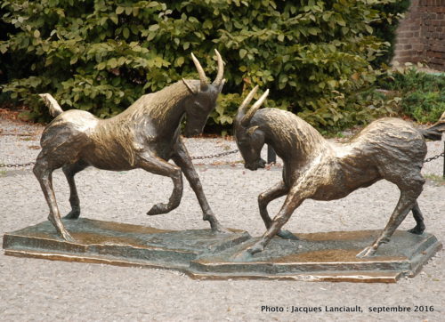 Le bouc, symbole de la ville de Poznań, Pologne