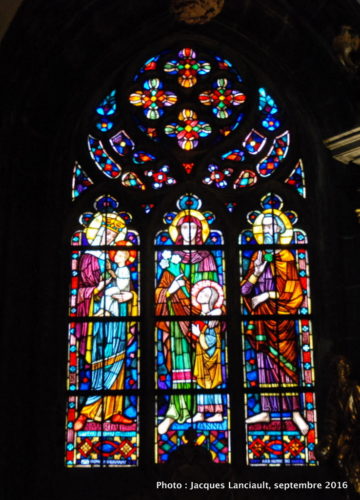 Vitraux de l’église Saint-Jean-Baptiste, île Ostrów Tumski, Wrocław, Pologne
