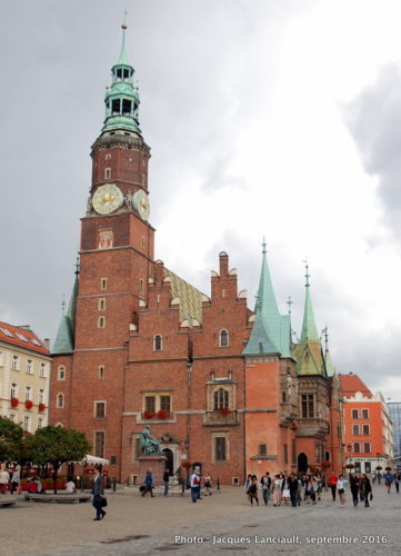 L’Hôtel de Ville, Wrocław, Pologne