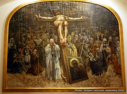 Golgota Jasnogórska de Jerzy Duda-Gracz, sanctuaire de Jasna Góra, Częstochowa, Pologne