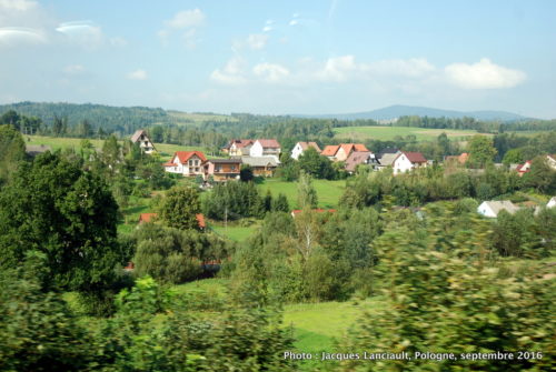 Paysage du sud de la Pologne
