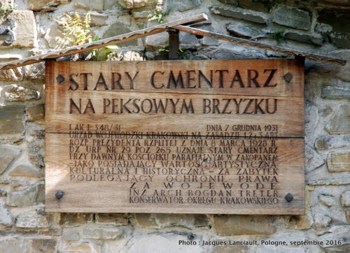 Cimetière de la Vieille église, Zakopane, Pologne