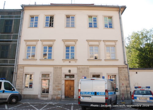 Poste de police, Kazimierz, Cracovie, Pologne