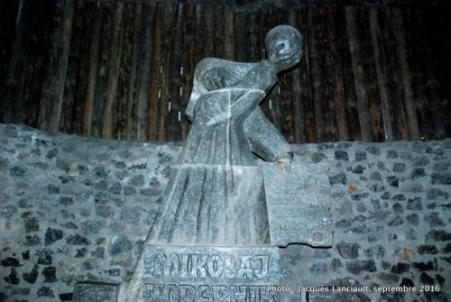 Salle Nicolas Copernic, ancienne mine de sel, Wieliczka, Pologne