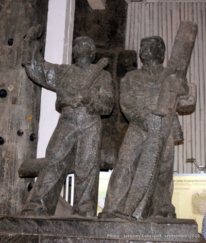 Salle Drozdowice, ancienne mine de sel, Wieliczka, Pologne