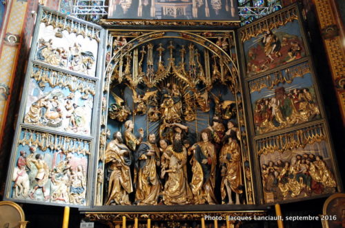 Retable de Veit Stoss, basilique Notre-Dame, Cracovie, Pologne