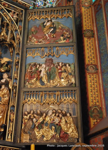 Retable de Veit Stoss, basilique Notre-Dame, Cracovie, Pologne