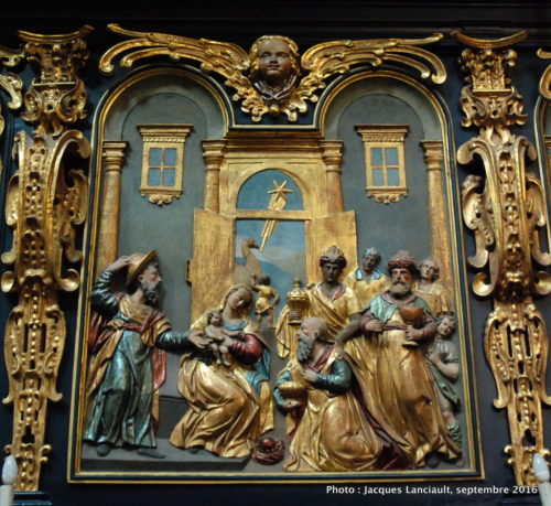 Chœur, basilique Notre-Dame, Cracovie, Pologne
