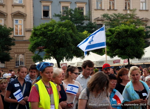 Manifestation, Rynek de Cracovie, Pologne