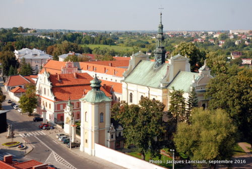 Vue du haut de la porte Opatowska, Sandomierz, Pologne
