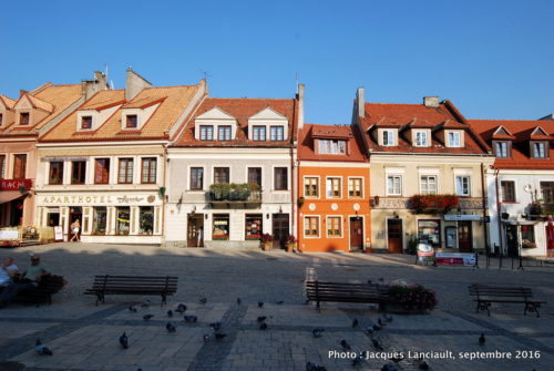 Grande place, Sandomierz, Pologne