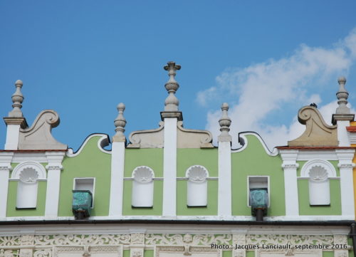 Maisons sur le rynek, Zamość, Pologne