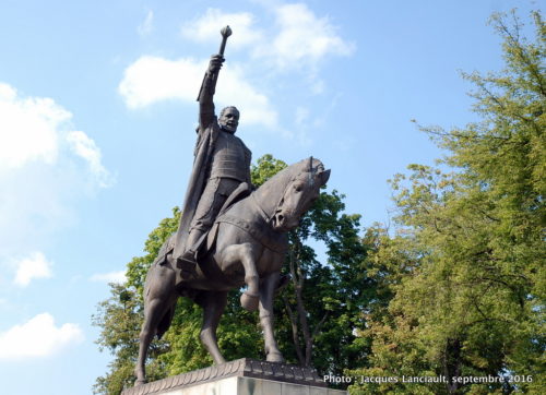 Statue équestre de Jan Zamoyski, Zamość, Pologne