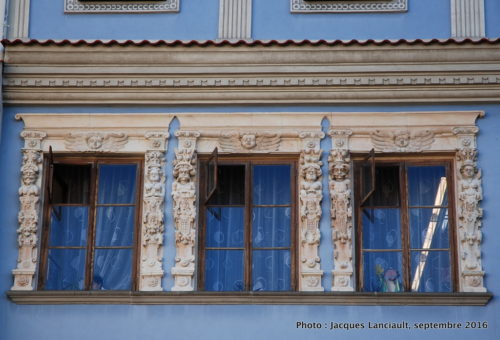 La maison bleue, Lublin, Pologne
