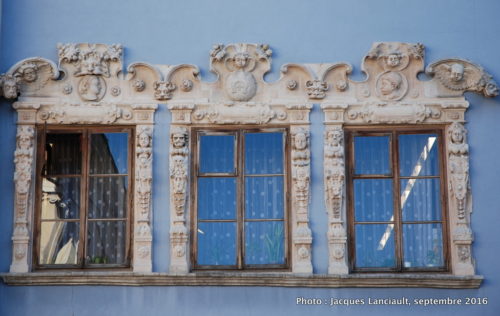 La maison bleue, Lublin, Pologne