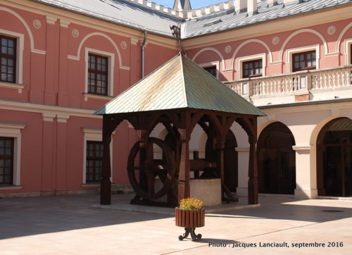 Cour intérieure du château de Lublin, Pologne