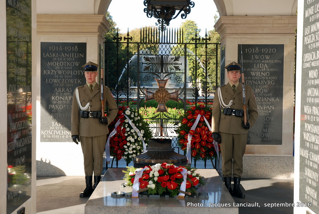 Mémorial du soldat inconnu, place Piłsudski, Varsovie, Pologne