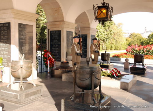 Mémorial du Soldat inconnu, place Piłsudski, Varsovie, Pologne
