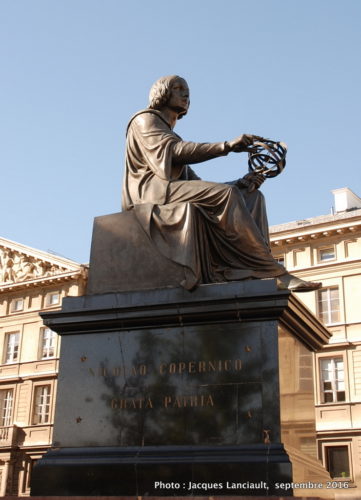 Monument Nicolas Copernic, Varsovie, Pologne