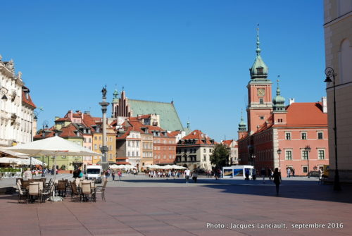 Place du château de Varsovie, Varsovie, Pologne