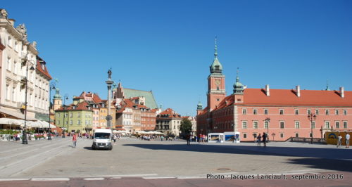 Place du château de Varsovie, Varsovie, Pologne