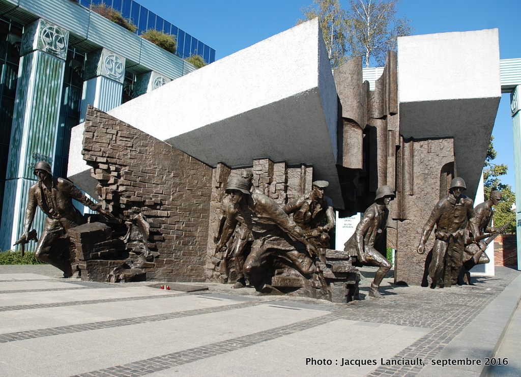 Monument de l’Insurrection de Varsovie de 1944, Varsovie, Pologne