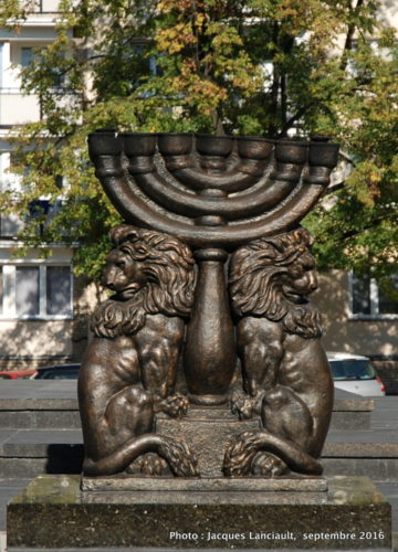 Monument aux Héros du ghetto juif, Varsovie, Pologne