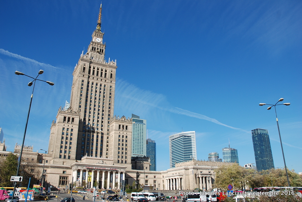 Palais de la culture et de la science, Varsovie, Pologne