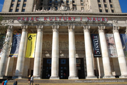 Palais de la culture et de la science, Varsovie, Pologne