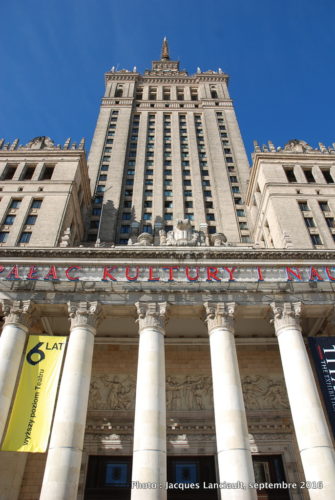 Palais de la culture et de la science, Varsovie, Pologne