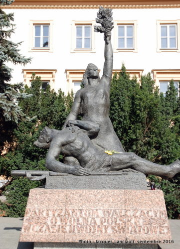 Monument Partisan, Varsovie, Pologne