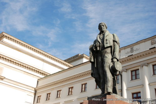 Monument Wojciech Bogusławski, Varsovie, Pologne
